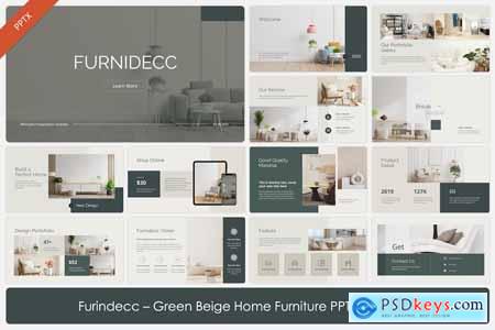 Furnidecc - Green Beige Home Furniture PPT