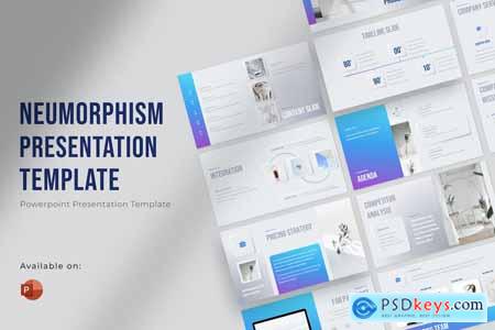 Neumorphism Powerpoint Presentation Template