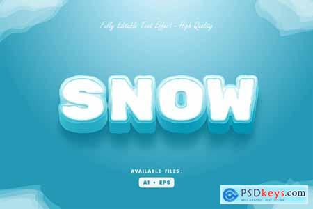 Snow - Text Effect