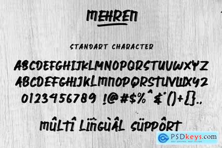 Mehren Brush Font