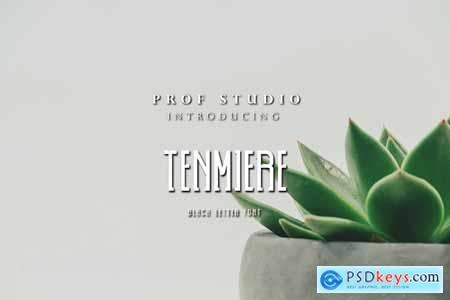 Tenmiere - Typeface