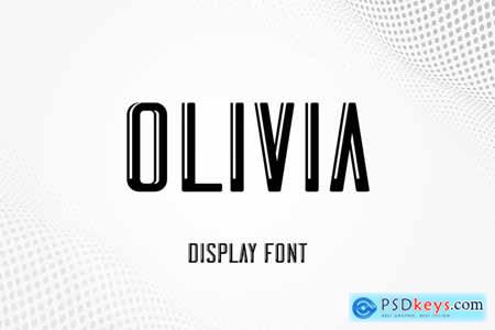 Olivia - Simple display font