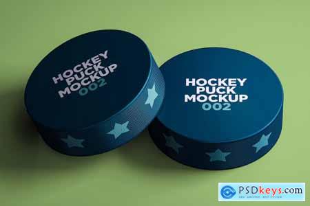 Hockey Puck Mockup 002