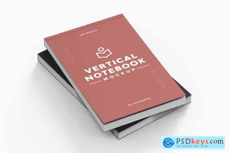 Vertical Notebook Mockup