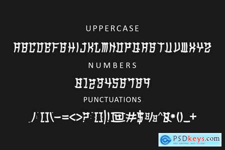 Kamigana font