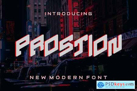 Prostion font