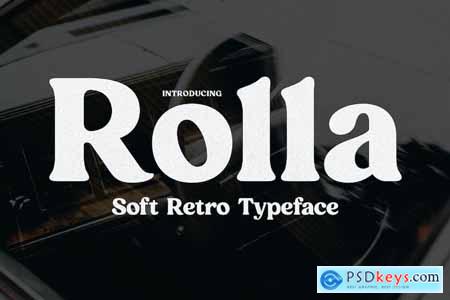 Rolla - Soft Vintage Typeface