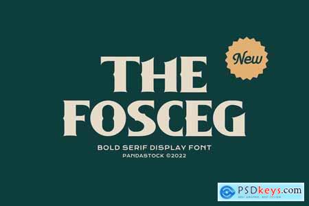 The Fosceg - Serif Typeface