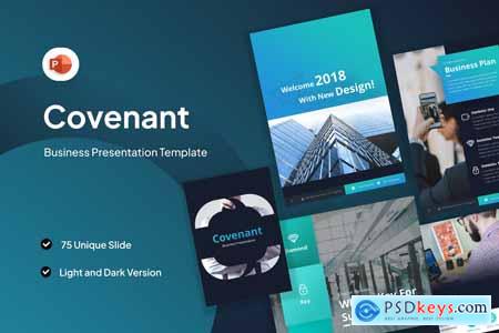 Convenant Business Portrait PowerPoint Template