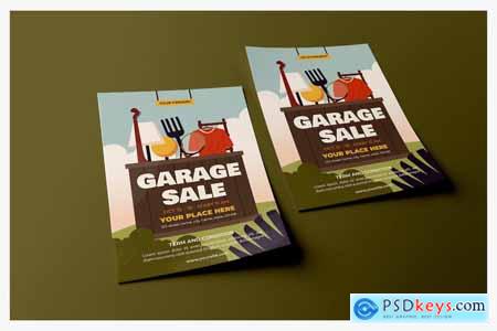 Garage Sale Promotion - Poster Template 6K88PYD