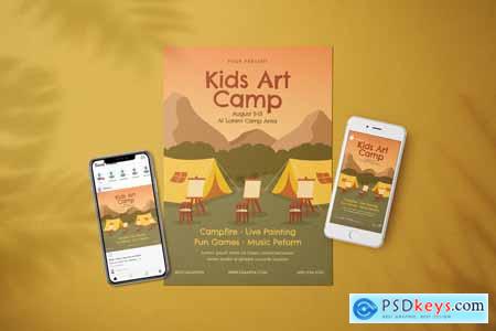 Kids Art Camp - Flyer Media Kit