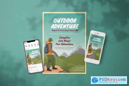 Outdoor Adventure Event - Flyer Media Kit