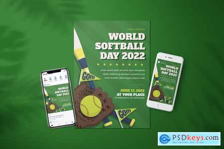 World Softball Day - Flyer Media Kit