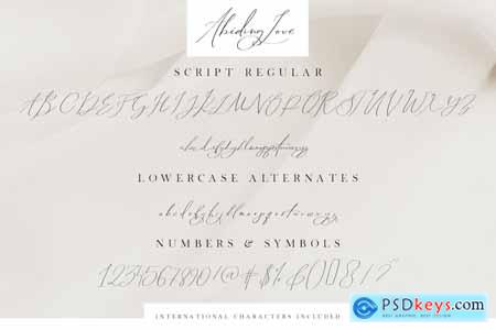 Abiding Love Collection Fonts