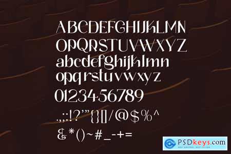 Celbera Coelogyne - Serif Font