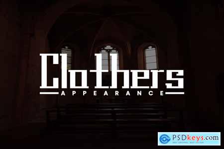 Clothers - Display Font