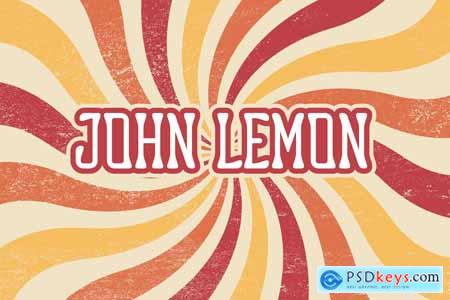 John Lemon - Groovy Display Font