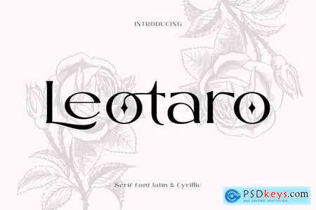 Leotaro - Serif Latin and Cyrillic