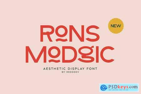 Rons Modgic - Modern Display Fonts