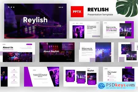 Reylish - Music Event Powerpoint Template