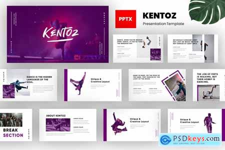 Kentoz - Dance Studio Powerpoint Template