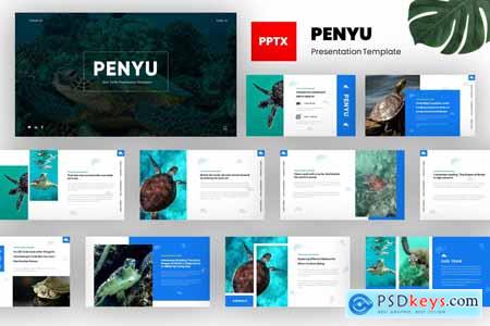 Penyu - Turtle Animal Powerpoint Template