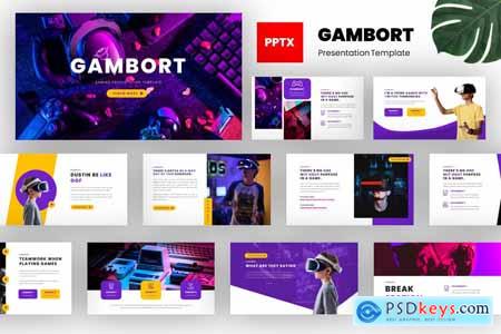 Gambort - Game Studio PowerPoint Template