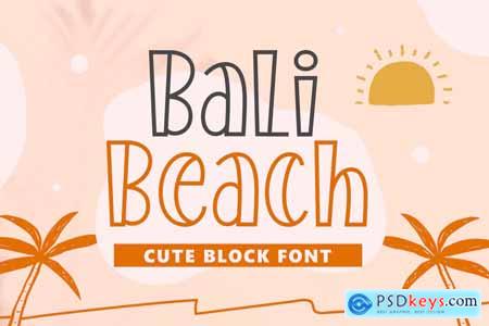 Bali Beach Bold Display Kids Font