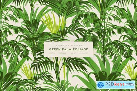 Green Palm Foliage