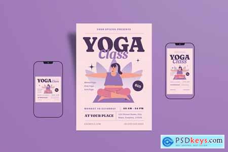 Yoga Class Flyer & Instagram Post