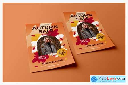 Autumn Season Sale - Poster Template