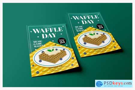 Waffle Day - Poster Template