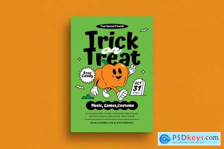 Halloween Trick Or Treat Event Flyer