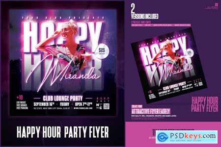 Happy Hour Party Flyer
