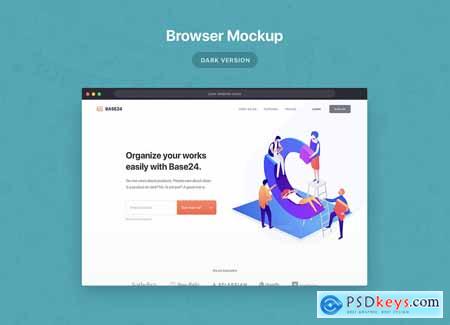 Website Browser Mockup 2