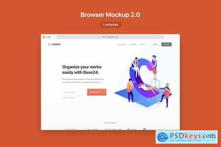 Website Browser Mockup 2
