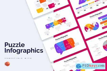 Education Puzzle PowerPoint Infographics