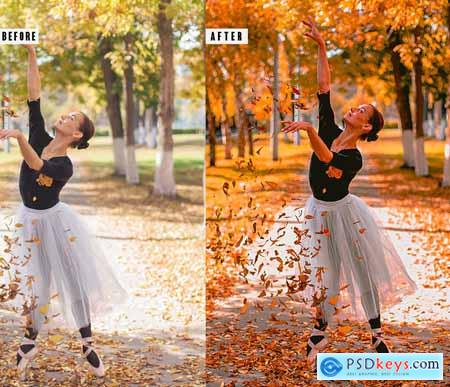 Autumn Photoshop Action & Lightrom Presets
