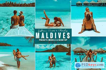 Maldive Photoshop Action & Lightrom Presets