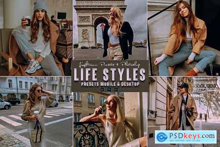 Life Styles Photoshop Action & Lightrom Presets