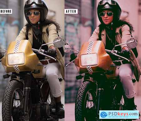 Moto Photoshop Action & Lightrom Presets