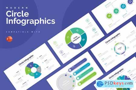 Business Circle PowerPoint Infographics