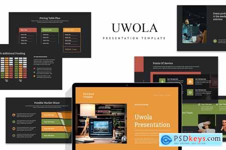 Uwola Pitch Deck Business Powerpoint Template