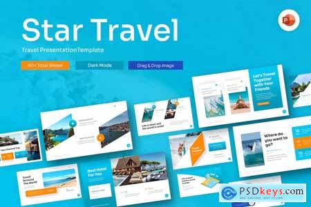 Star Travel Creative PowerPoint Template