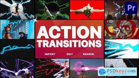 Action Transitions Premiere Pro MOGRT 38509869