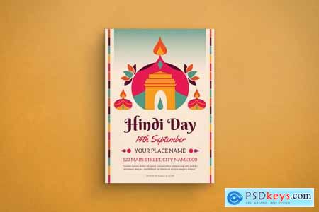 Hindi Day Flyer YVA6EEU