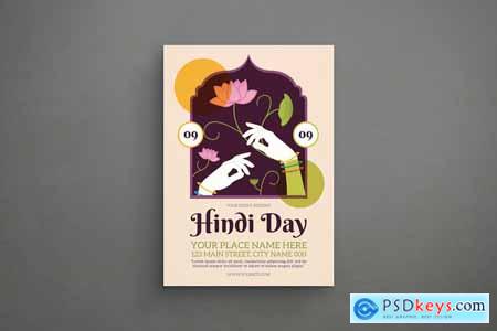 Hindi Day Flyer 2VTRPLA