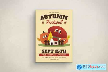 Autumn Festival Flyer KSYY7SA