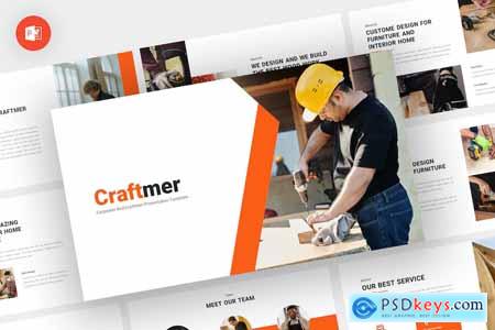 Craftmer - Carpenter Powerpoint Template