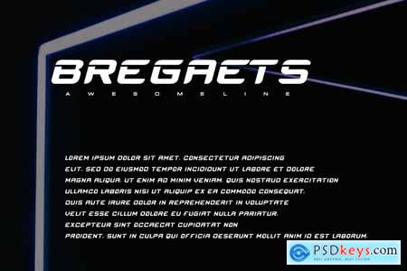 Bregaets - Display Font
